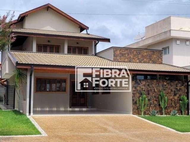 Casa com 4 dormitórios suítes à venda, 428 m² por R$ 2.650.000 - Parque Brasil 500 - Paulínia/SP