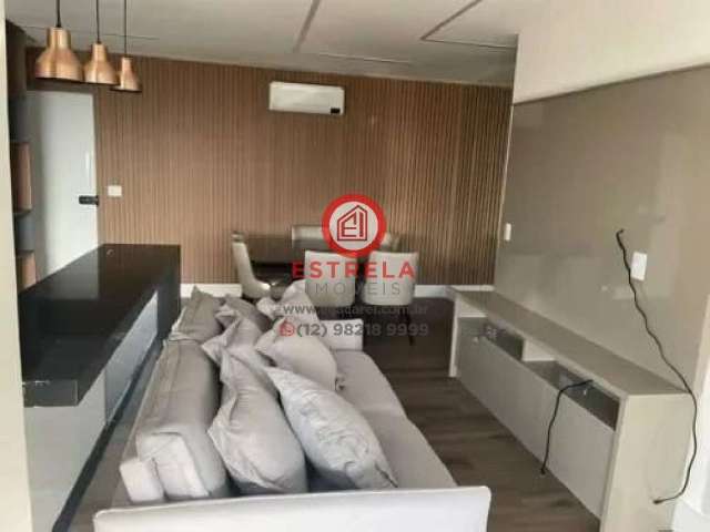 Apartamento à venda ou locação em Jacareí-SP, no Loteamento Villa Branca: 2 quartos, 1 suíte, 2 salas, 1 banheiro, 1 vaga de garagem, 65m².