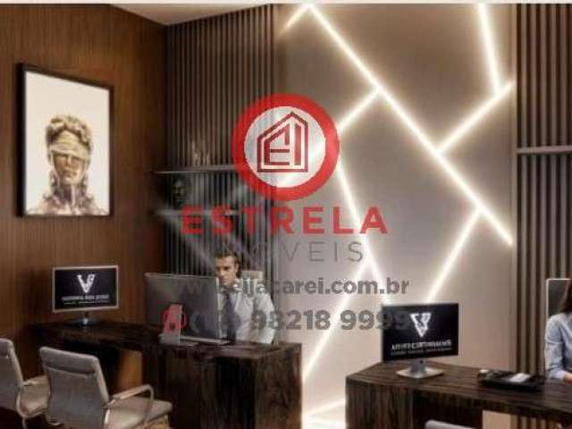 Sala Comercial para Locação em Jacareí-SP, Bairro Villa Branca - 1 Sala, 1 Banheiro, 27m² de Área