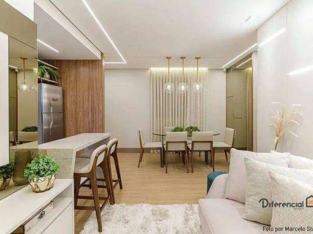 Apartamento com 3 dormitórios à venda, 82 m² por R$ 795.000,00 - Bacacheri - Curitiba/PR