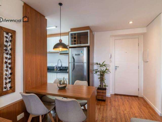 Apartamento com 2 dormitórios à venda, 49 m² por R$ 485.000,00 - Boa Vista - Curitiba/PR