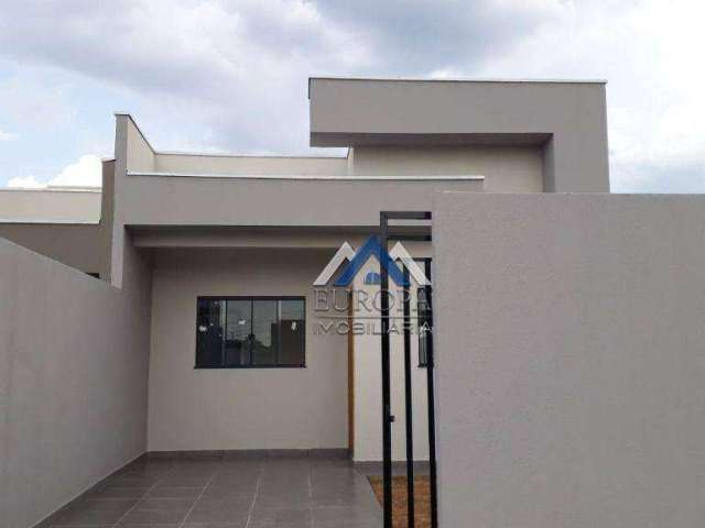 Casa com 2 dormitórios à venda, 63 m² por R$ 299.950,00 - Colinas - Londrina/PR