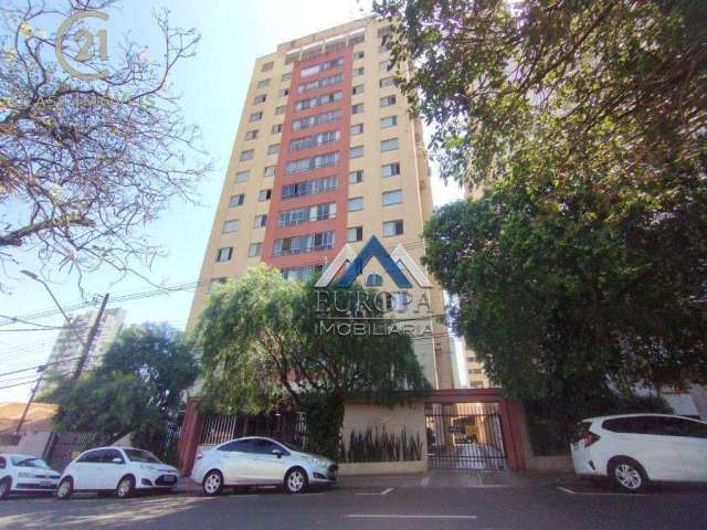 Apartamento Edifício Mar del Plata,  com 3 dormitórios à venda, 88 m² por R$ 399.000 - Centro - Londrina/PR