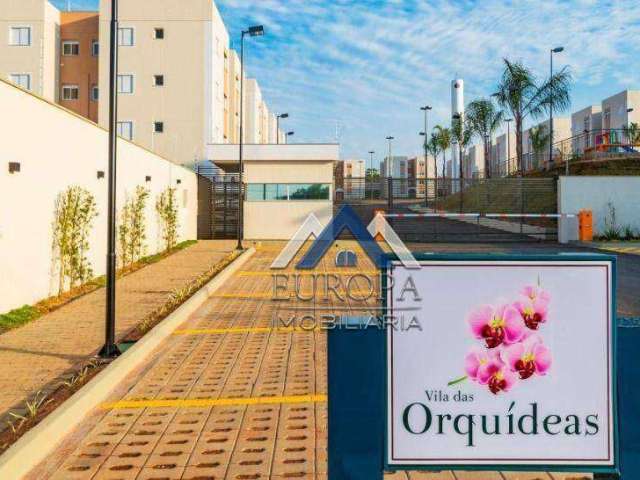 Edifício Vale das Orquideas, Apartamento com 2 dormitórios à venda, 46 m² por R$ 180.000 - Dom Pedro II - Londrina/PR