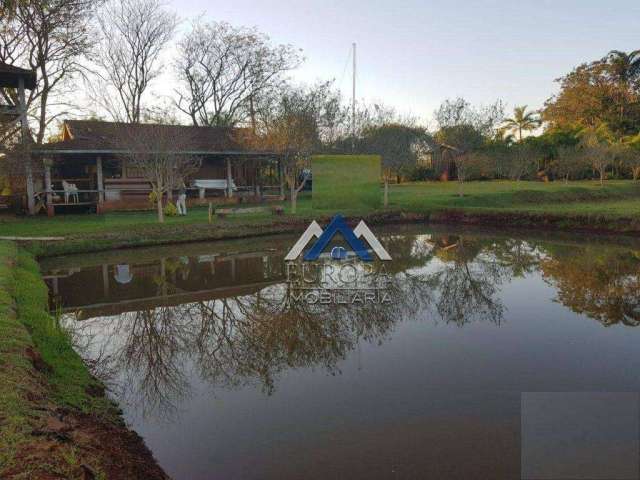 Chácara com 4 dormitórios à venda, 24200 m² por R$ 1.120.000,00 - Zona Rural - Londrina/PR