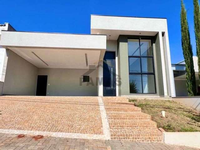 Linda Casa Térrea Nova à Venda no Condomínio Porto do Sol em Valinhos-SP