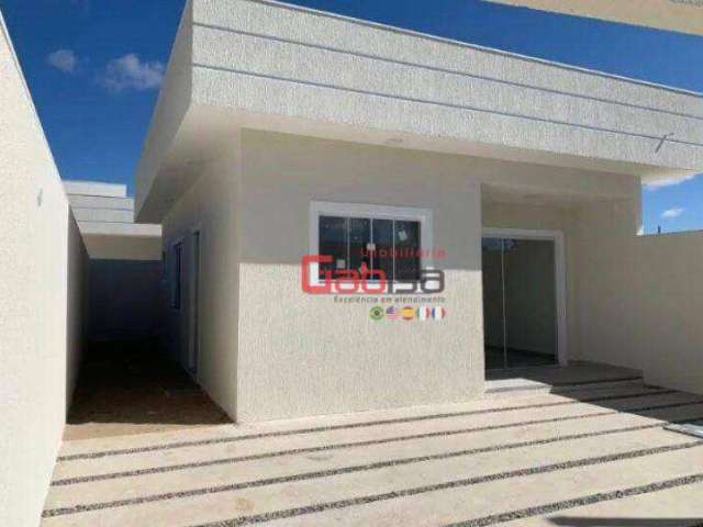 Casa com 2 dormitórios à venda, 60 m² por R$ 300.000 - Caminho de Búzios - Cabo Frio/RJ