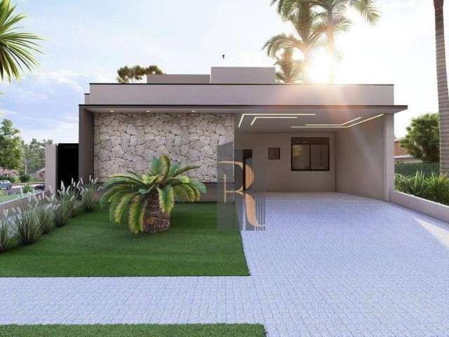 Casa com 3 dormitórios à venda, 212 m² por R$ 1.840.000,00 - Condomínio Residencial Santorini - Paulínia/SP