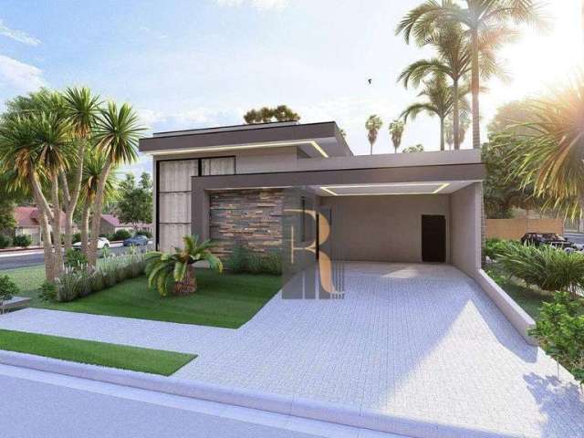 Casa com 3 dormitórios à venda, 222 m² por R$ 1.840.000,00 - Condomínio Residencial Santorini - Paulínia/SP