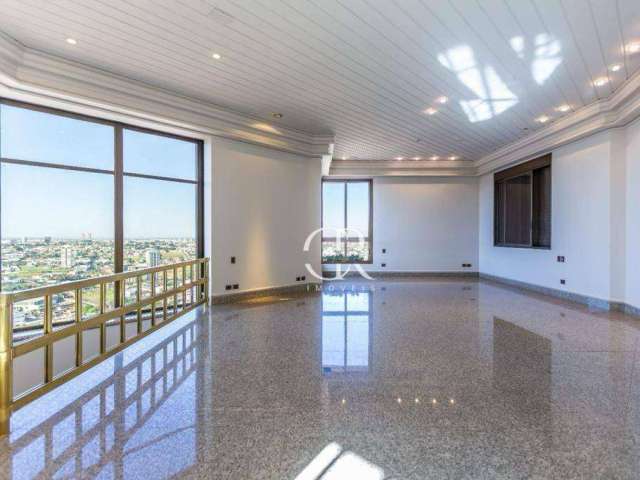 Apartamento triplex 4 dormitórios, 614 m², R$ 2.500.000 - Centro, Uberlândia/MG