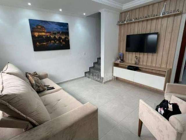 Sobrado de condominio, 2 suítes,  1 vaga de garagem, próximo ao mar, Guilhermina, Praia Grande, SP.