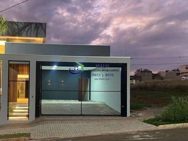 Casa em condomínio fechado com 3 quartos à venda na Estrada dos Pioneiros, Jardim Morumbi, Londrina, 157 m2 por R$ 1.350.000