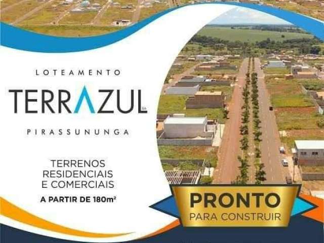 Terreno terra azul