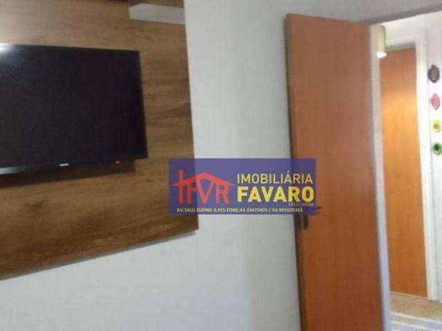 Apartamento com 2 dormitórios à venda, 51 m² por R$ 130.000,00 - Conjunto Vivi Xavier - Londrina/PR