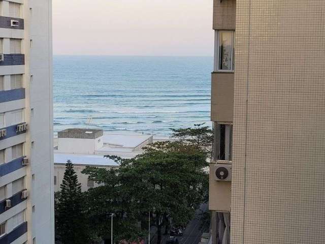 Pitangueiras – calçadão com maravilhosa vista mar, 142 m² úteis, garagem no prédio, região central