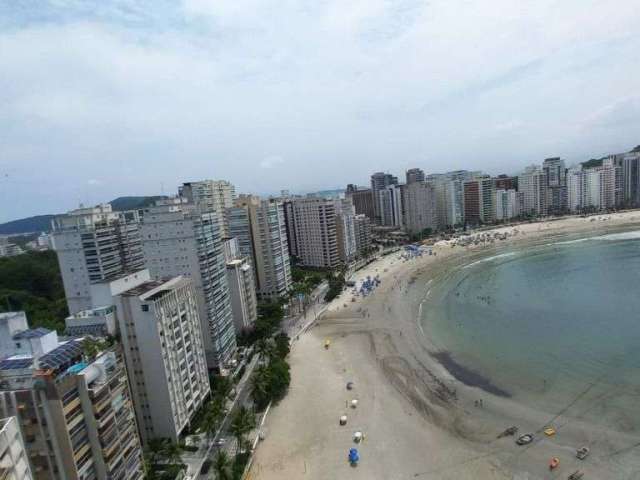 Astúrias - frente total ao mar , maravilhosa vista , 02 vagas de garagem e maravilhosa área de lazer.