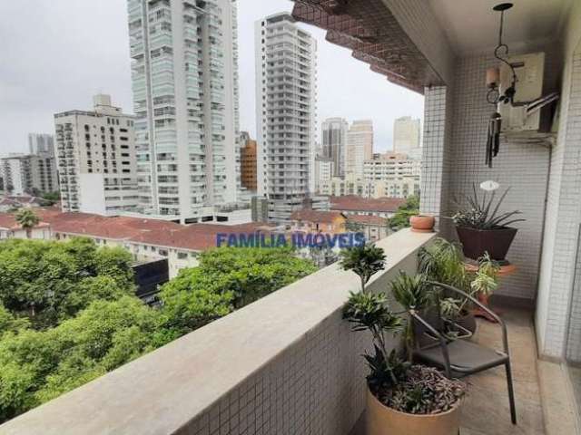 Apartamento com 3 quartos à venda na Avenida Washington Luís, --, Gonzaga, Santos por R$ 820.000