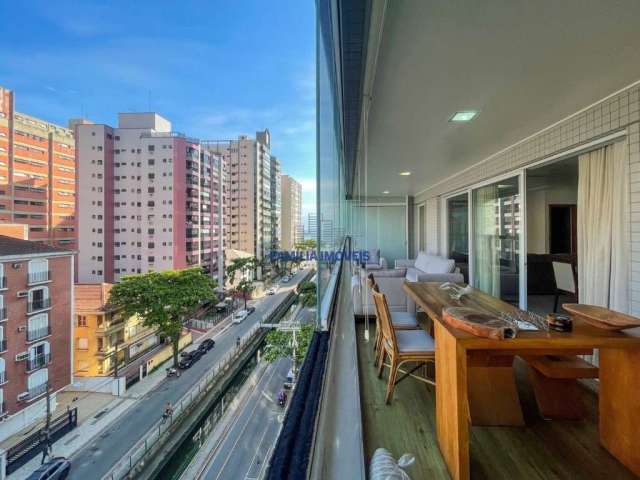 Apartamento com 3 quartos à venda na Avenida Almirante Cochrane, --, Embaré, Santos por R$ 2.400.000