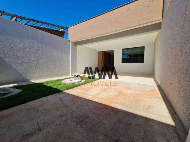 Casa com 03 Quartos 01 Suíte à venda, 122 m² por R$ 370.000 - Jardim Itaipu - Goiânia/GO