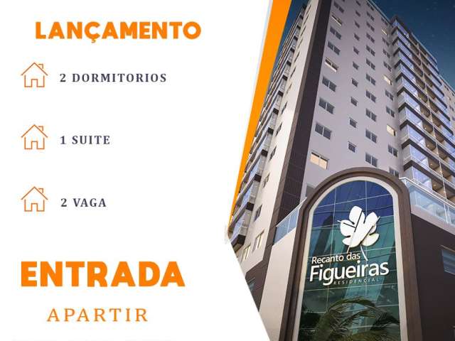 Lançamento apartamento 2 dorm 1 suite e 2 vagas com entrada apartir de 75 mil