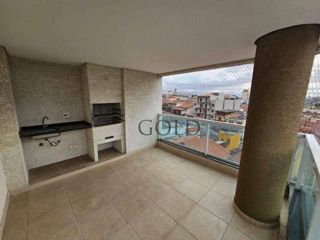 Apartamento com varanda Gourmet , 3 dormit sendo 2 suítes , 4 banheiros , 2 vagas , à venda, 115 m² por R$ 990.000 - Santa Teresinha - São Paulo/SP