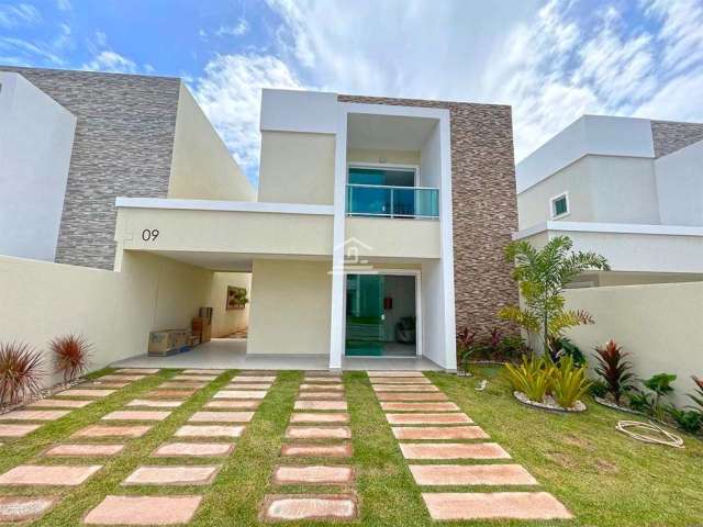 Casa em Condomínio 200m² no Araçagy Varanda 03 quartos