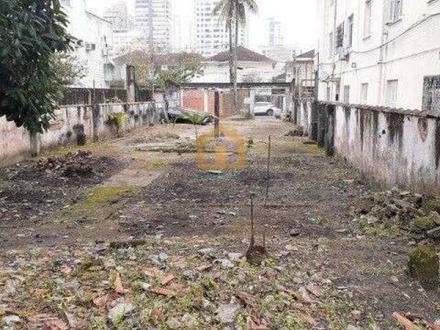 Terreno à venda, 392 m² por R$ 1.590.000,00 - Embaré - Santos/SP