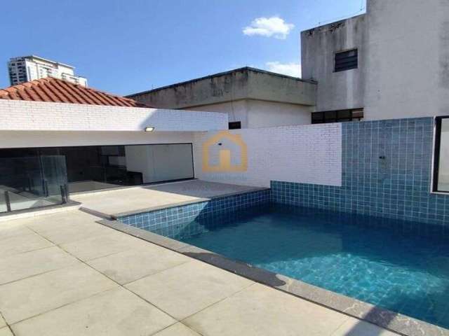 Casa com 4 Suítes piscina e churrasqueira e 2 vagas - Venda - Boqueirão - Santos/SP