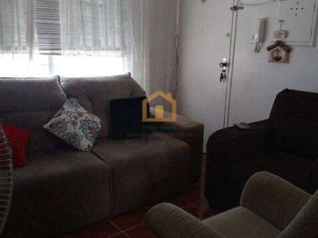 Apartamento no BNH, com 2 Dormitórios à venda - Aparecida - Santos/SP