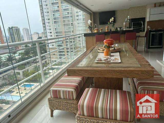 Apartamento com 3 dormitórios à venda, 224 m² por R$ 3.300.000,00 - Tatuapé - São Paulo/SP