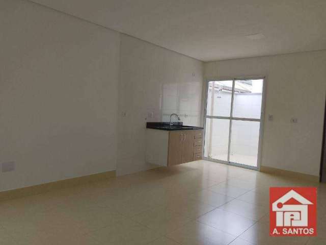 Apartamento com 1 dormitório para alugar, 45 m² por R$ 1.701,00/mês - Tatuapé - São Paulo/SP