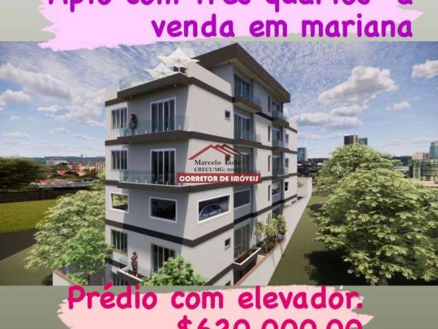 Excelente apartamento a venda em mariana. bairro jardim santana. contendo três quartos