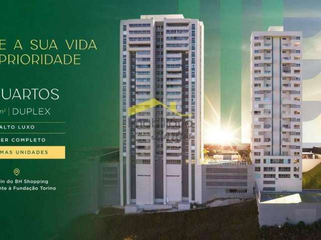 Apartamento à venda, 4 quartos, 1 suíte, 3 vagas, Piemonte - NOVA LIMA/MG