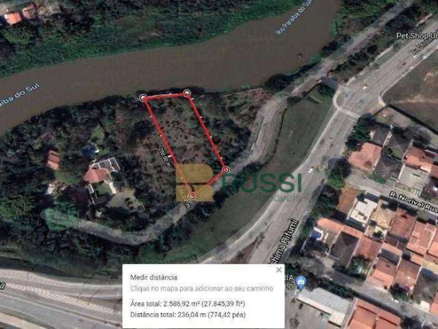 Terreno à venda, 2560 m² por R$ 1.450.000,00 - Chácara Serimbura - São José dos Campos/SP