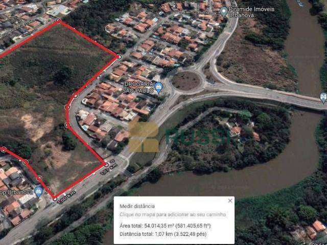 Área à venda, 54000 m² por R$ 45.792.000,00 - Chácara Serimbura - São José dos Campos/SP