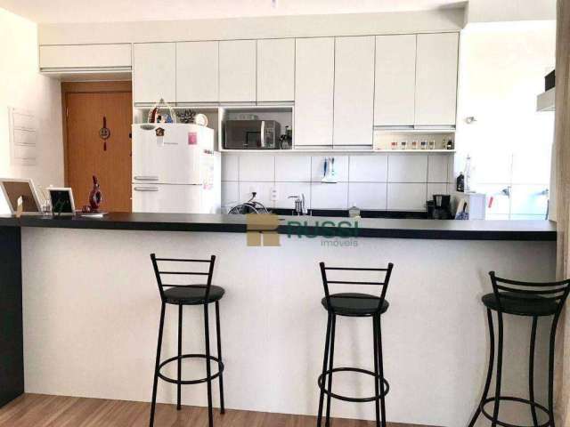 Apartamento com 2 dormitórios à venda, 48 m² por R$ 351.000,00 - Condomínio Residencial Colinas do Paratehy - São José dos Campos/SP
