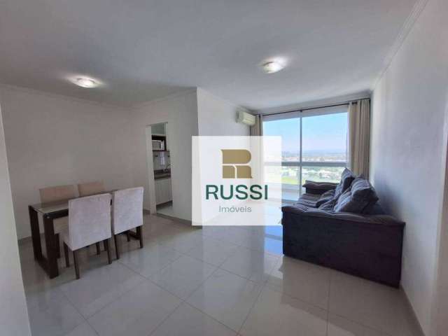 Apartamento com 1 dormitório para alugar, 58 m² por R$ 3.835,00/mês - Jardim das Colinas - São José dos Campos/SP