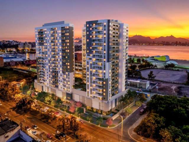 Apartamento Garden de Quarto e Sala  próximo à Estação das Barcas em Niterói