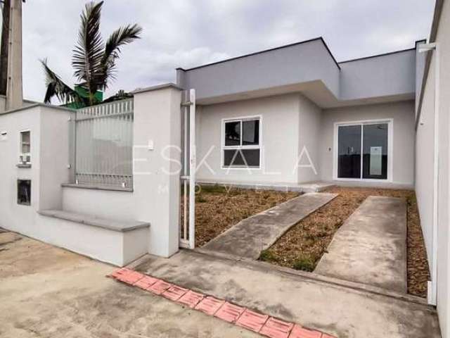 Casa Geminada com 01 Suíte + 02 Quartos + 01 vaga de garagem, Escolinha, Guaramirim