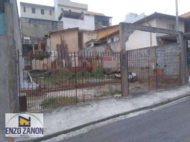 Terreno bem localizado no centro de São Bernardo do Campo em Rua tranquila sem saída