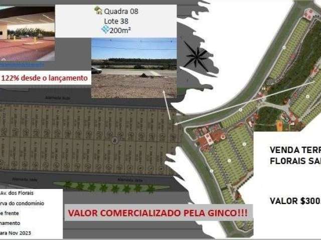 Terreno Florais Safira - 200m² - à venda