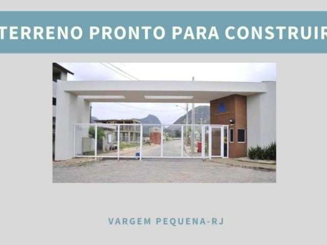 Oportunidade única - último terreno em vargem pequena em condomínio legalizado.