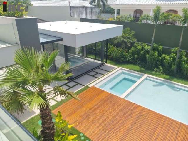 PRONTA PARA MORAR - MANSÃO NO CONDOMÍNIO MANSÕES (BARRA) - ALTO LUXO COM 1.100m².