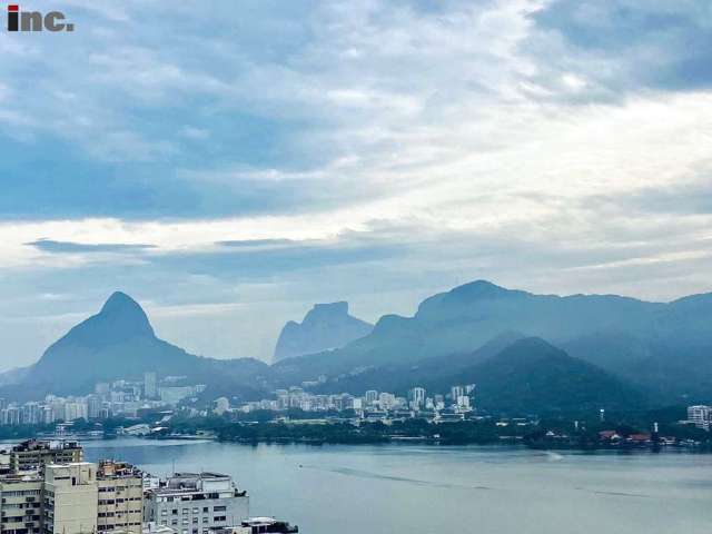 MARAVILHOSO APARTAMENTO RUA SACOPÃ (LAGOA) 280m² - VISTA INDESCRITÍVEL