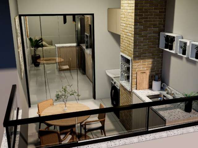 Apartamento com 2 quartos um sendo suíte - Bairro Tibery