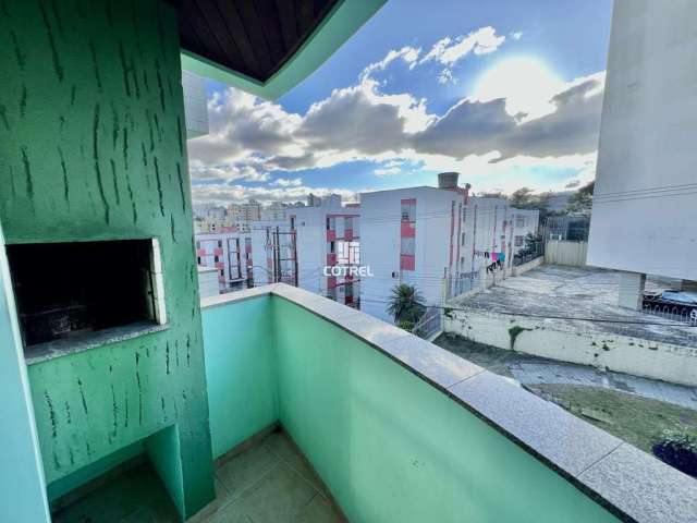 Apartamento semi-mobiliado com 1 dormitório e garagem no Bairro Centro