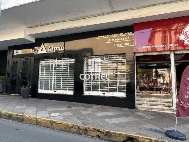 Loja Comercial para locação 110 m² situada no Bairro Centro na cidade de Santa M