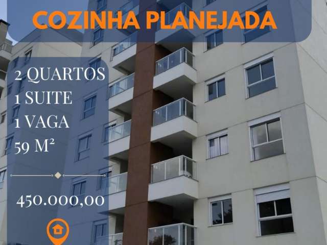 APARTAMENTO PRONTO PARA MORAR . Comprou ganhou cozinha planejda.