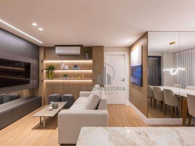 Apartamento à venda, 112 m² por R$ 1.276.438,10 - Cristo Rei - Curitiba/PR