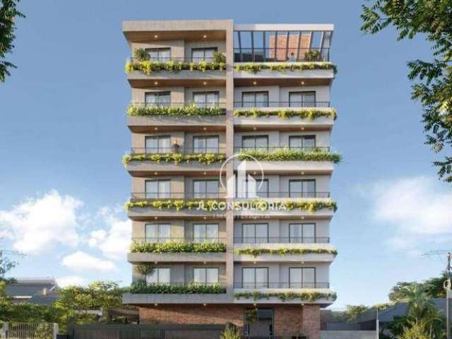 Apartamento Garden à venda, 52 m² por R$ 915.000,00 - São Francisco - Curitiba/PR